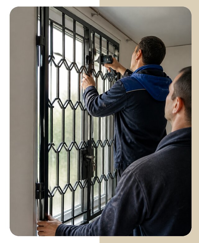 Установка распашных решеток в Арзамасе цена от 7060 р. | ДвериЛегко-Рзм