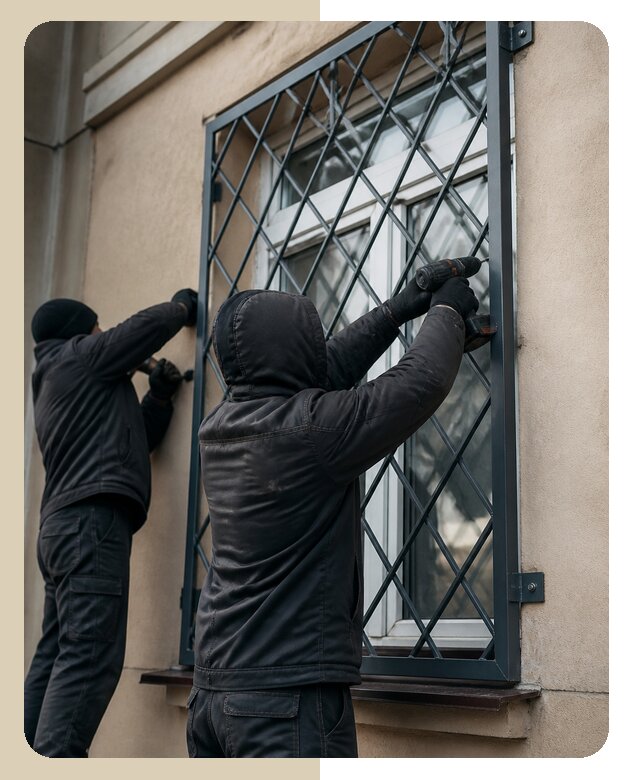 Установка антивандальных решеток на окна в Арзамасе